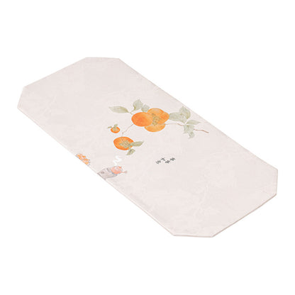 Luxury Zen Tea Table Runner – Vintage Brocade Cloud Pine Design, Chinese-style Tea Table Decor