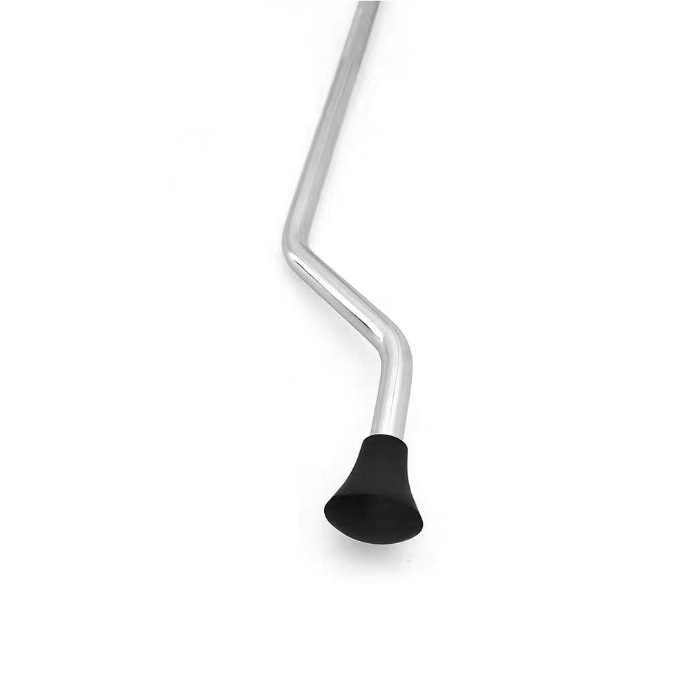 Drum Tom Legs - 3-Pack Chrome Plated Metal Stands for Tom Drums (480mm Length, 310g Each)
