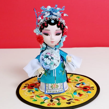 Creative Kunqu Opera Doll - Chinese Opera Face Mask Collectible, Perfect for Home Décor and Gifts