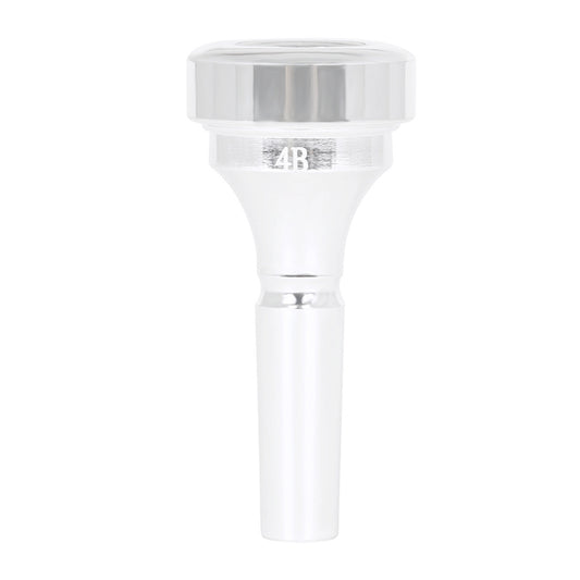 Silver-Plated Brass Cornet Mouthpiece – CNC Machined Professional Mouthpiece for Enhanced Tone & Effortless Play