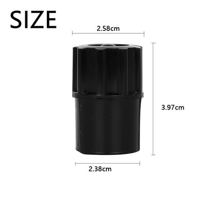 ABS Saxophone Dust Plug for Alto Sax – Black Protective Neck & Joint Cap with Smooth Non-Slip Design (ABS Instrument Accessories)
