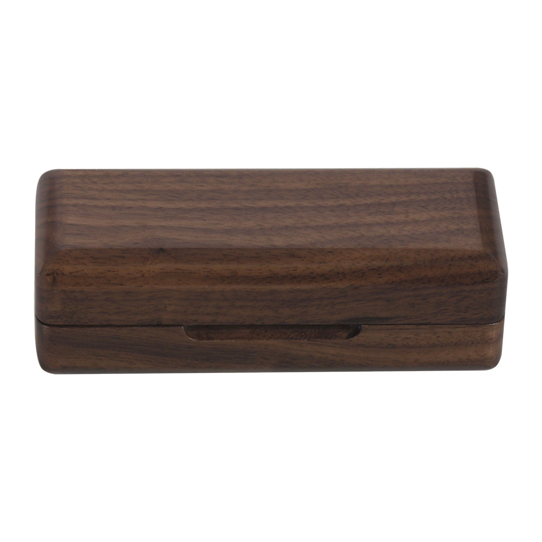Walnut & Rosewood Saxophone Ligature Case – Vintage Magnetic Closure Box with Anti-Scratch Felt Slots (Red/Walnut) – Durable Woodwind Accessory Organizer