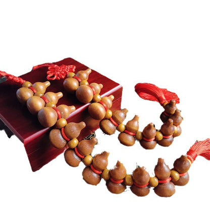 Traditional Gourd Knot with Tassel -  Decorative Pendant