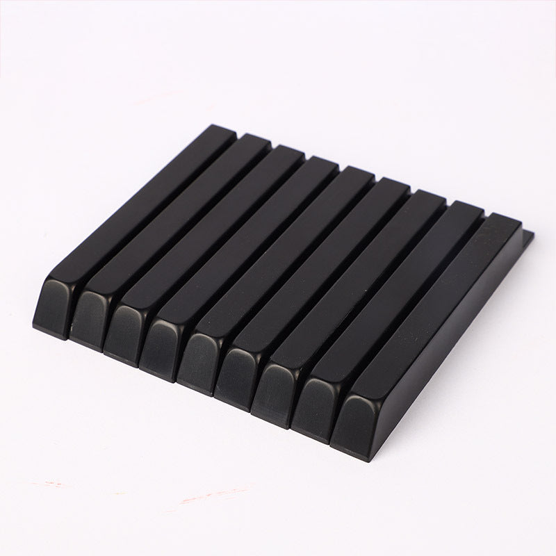 Acrylic Piano Key Tops Replacement Set - 51/52mm Models (White/Glossy/Matte Black)
