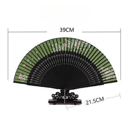 Elegant Ancient Style Folding Fan - Traditional Hanfu Fan for Women