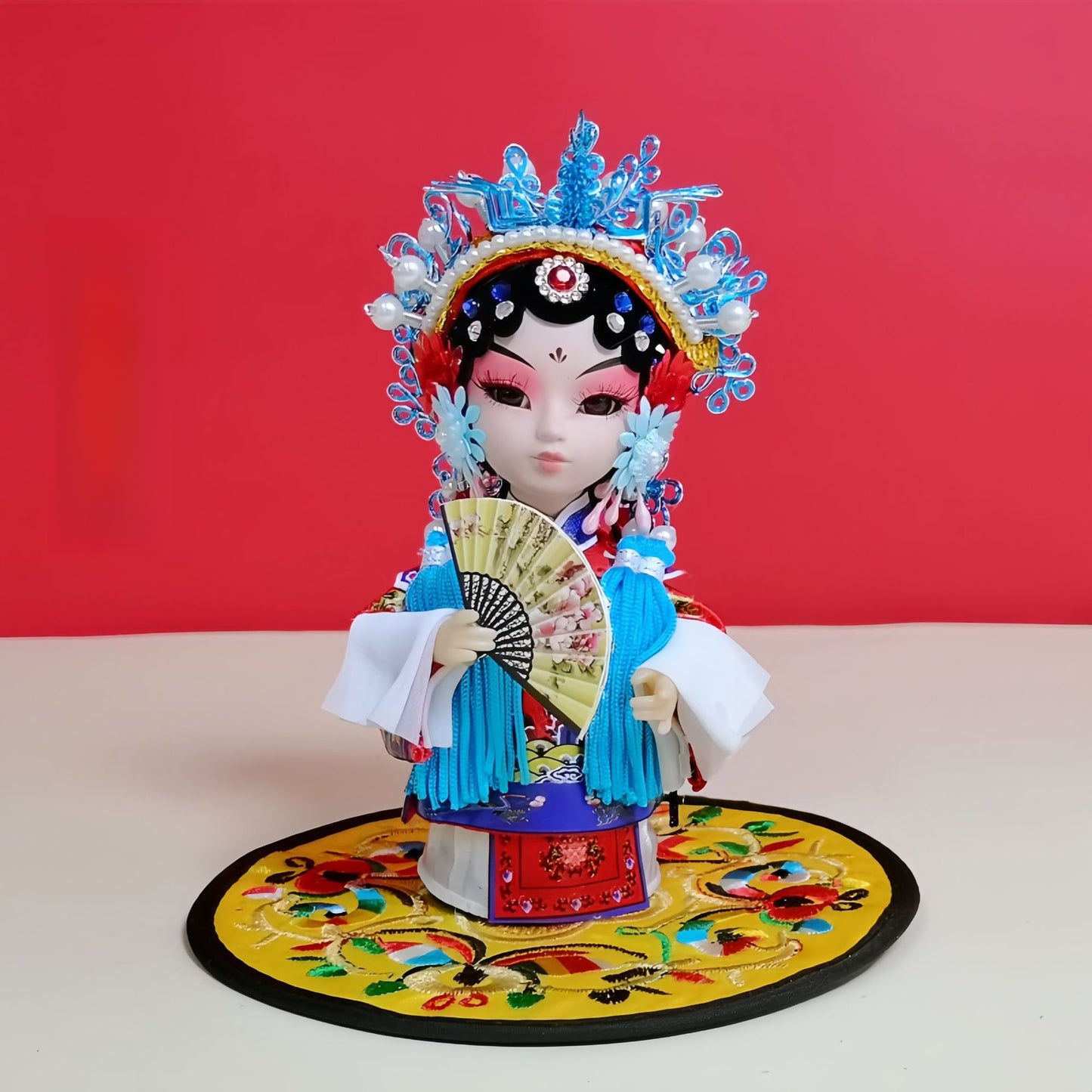 Creative Kunqu Opera Doll - Chinese Opera Face Mask Collectible, Perfect for Home Décor and Gifts