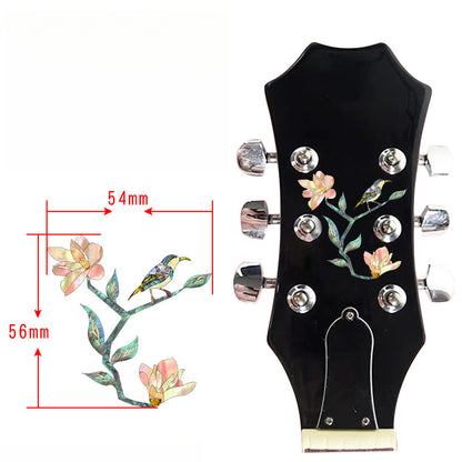 Acoustic & Electric Guitar Headstick Stickers – Stylish PVC Decals for Personalization