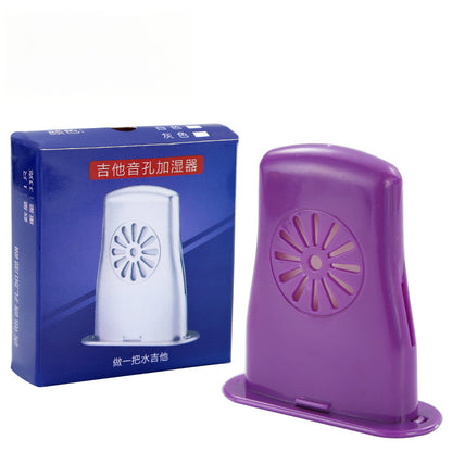 Guitar Humidifier for Acoustic/Classical Guitars & Ukuleles - ABS Plastic (40g, White/Black/Sky Blue/Purple)