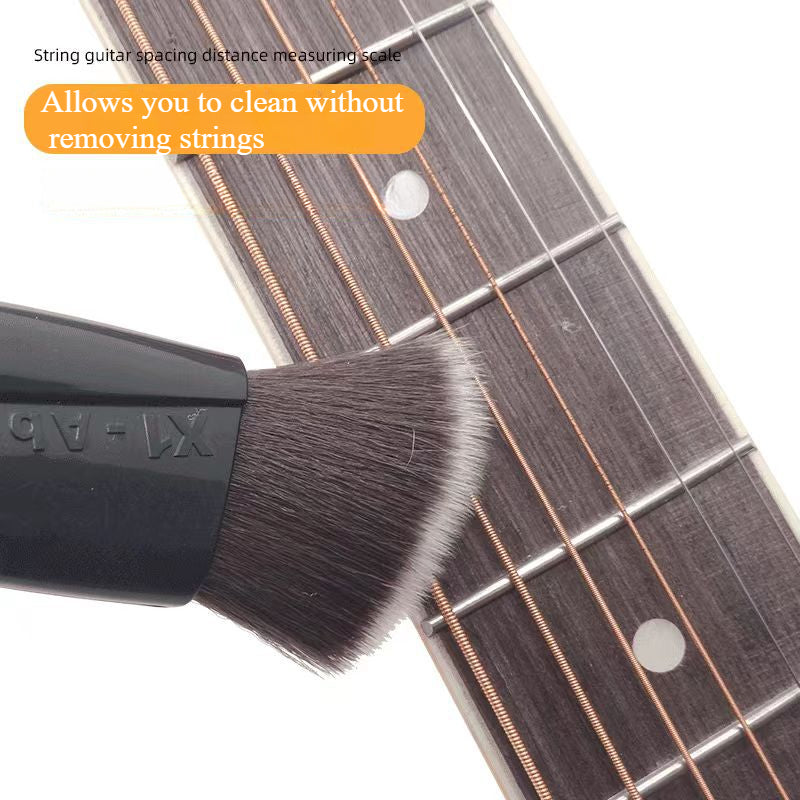 2 in 1 Instrument Cleaning Brush - Fingerboard and string cleaning tool for instrument maintenance