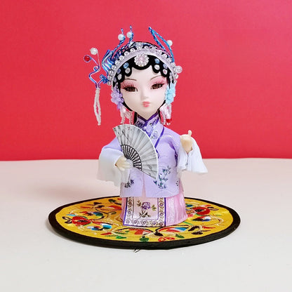 Creative Kunqu Opera Doll - Chinese Opera Face Mask Collectible, Perfect for Home Décor and Gifts