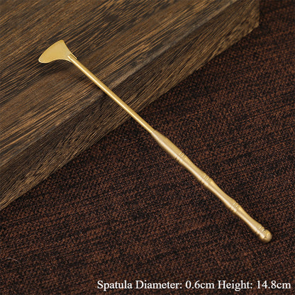 5-Piece Brass Incense Set – Essential Tools for Incense Pressing, Ash Cleaning & Rituals