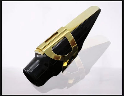 Saxophone/Clarinet Ligature - Brass Reed Holder with Gold/Nickel Plating for Soprano/Alto/Tenor Sax & Clarinet