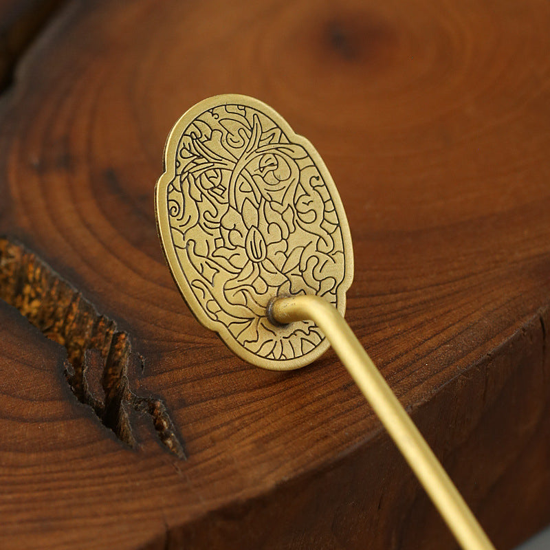 Complete Incense Ritual Kit – Featuring Peacock Feather Brush, Scoop, Press & Shovel