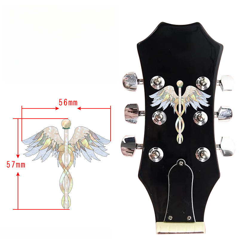 Acoustic & Electric Guitar Headstick Stickers – Stylish PVC Decals for Personalization