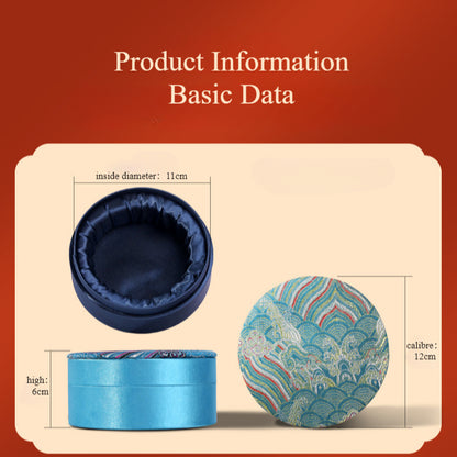 Round Decorative Jewelry Box – Ring Holder, Bracelet & Bead Box, Elegant Storage Solution