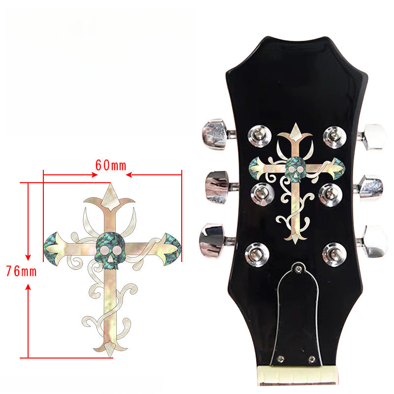 Acoustic & Electric Guitar Headstick Stickers – Stylish PVC Decals for Personalization