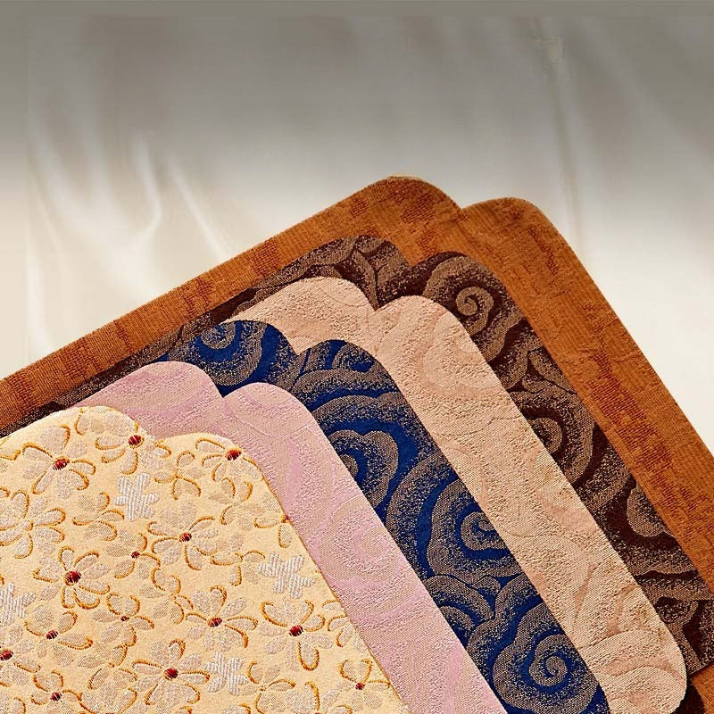 Chinese Style Incense Mat - Cotton Linen Tea Table Mat with Anti-Slip Backing
