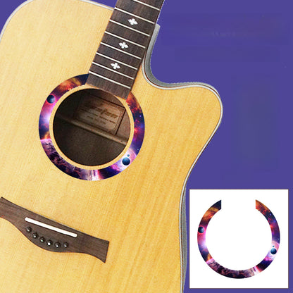 Decorate Your Acoustic Guitar with Trendy Soundhole Stickers and Floral Hole Ring Decals