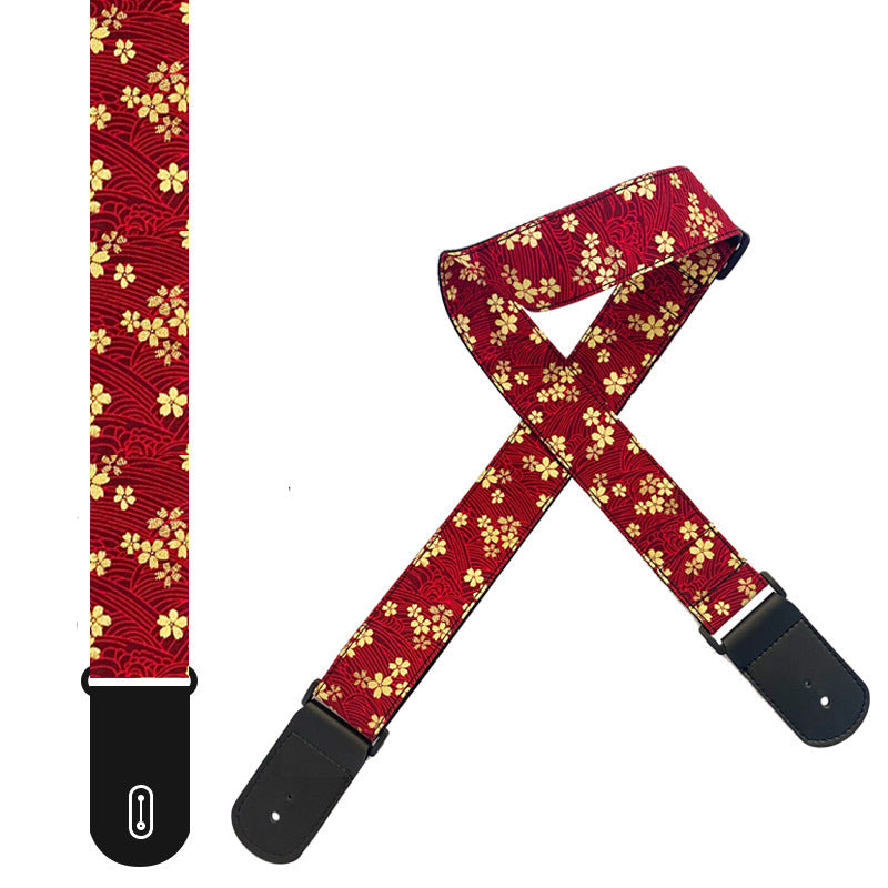 Guitar Strap Folk Wooden Guitar Electric Guitar Bass Classical Universal Personalized Cartoon Guitar Strap Guitar Strap