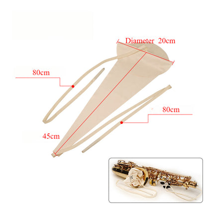 Alto/Tenor Saxophone Cleaning Swab - Microfiber Bore Cleaning Cloth for Woodwind Maintenance (Soft, Absorbent, Non-Shedding)
