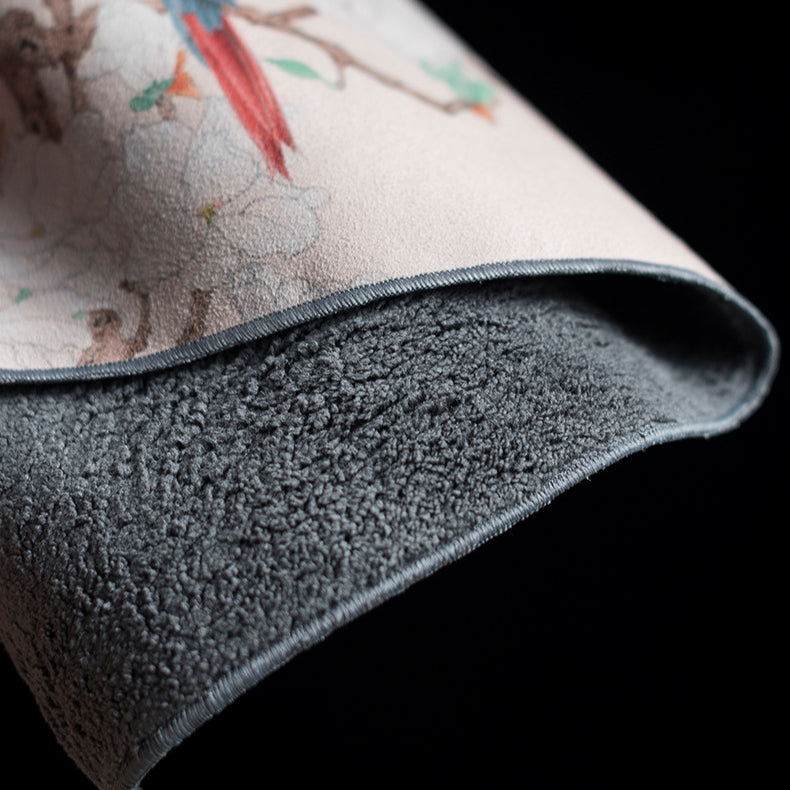 Chinese Style Tea Towel – Thick Absorbent Tea Mat with Landscape Design (35x17.5cm)