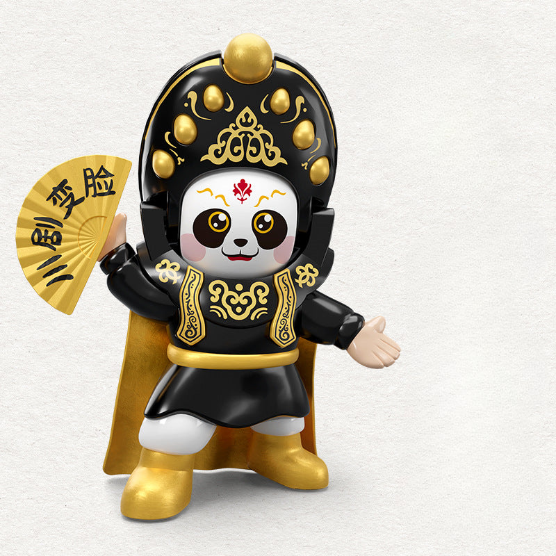 Sichuan Opera Face-Changing Doll – Creative Beijing Opera Mask Figurine, Unique Gift