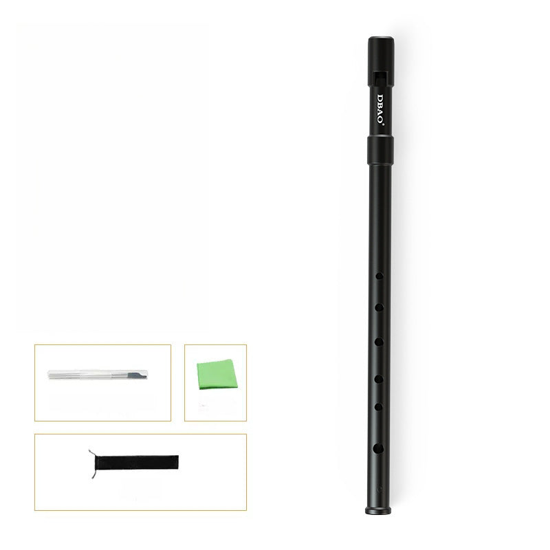 6-Hole Irish Whistle in C/D Key - Easy-Clean Design (C:33cm/D:29cm) with Smooth Tone & Standard Finger Holes