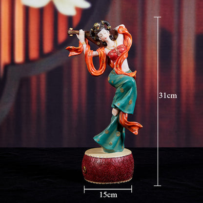 Charming Chinese Wind Decorations with Dunhuang Apsaras and Antique Elegance