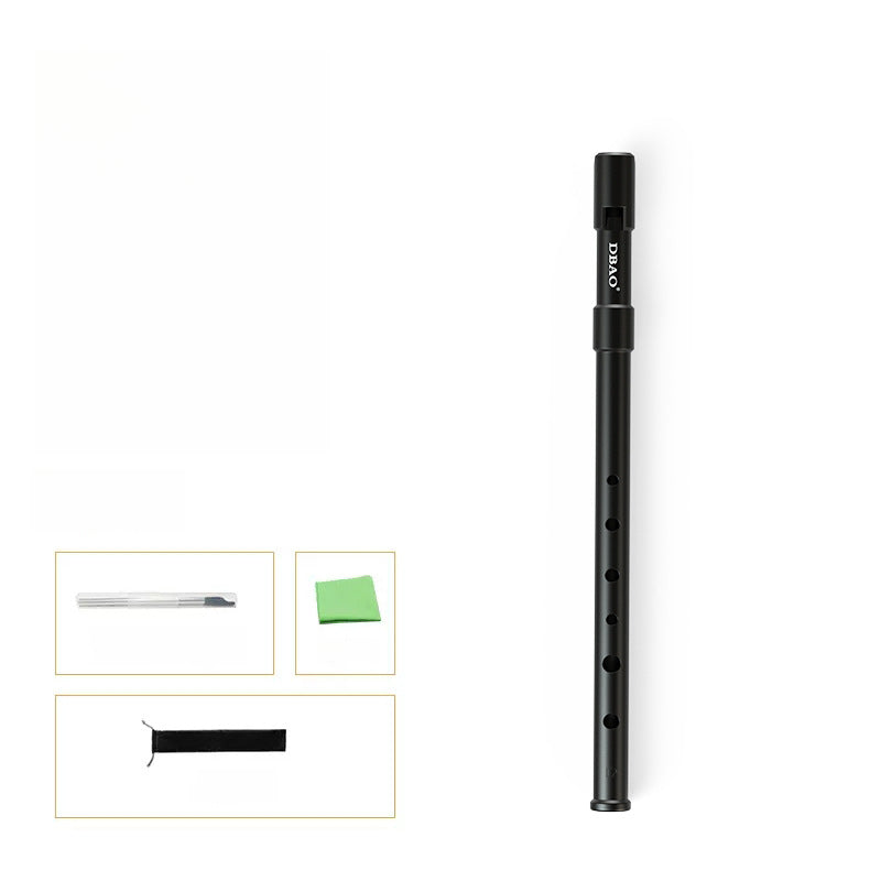 6-Hole Irish Whistle in C/D Key - Easy-Clean Design (C:33cm/D:29cm) with Smooth Tone & Standard Finger Holes