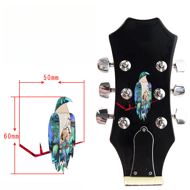 Acoustic & Electric Guitar Headstick Stickers – Stylish PVC Decals for Personalization