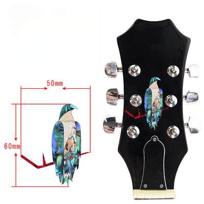 Acoustic & Electric Guitar Headstick Stickers – Stylish PVC Decals for Personalization
