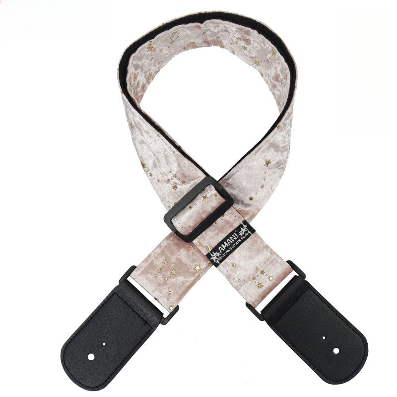 Unique Cartoon Guitar Strap for Classical, Folk, Acoustic, Electric Guitars and Basses