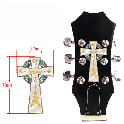 Acoustic & Electric Guitar Headstick Stickers – Stylish PVC Decals for Personalization