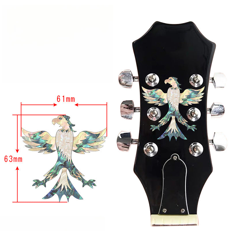 Acoustic & Electric Guitar Headstick Stickers – Stylish PVC Decals for Personalization