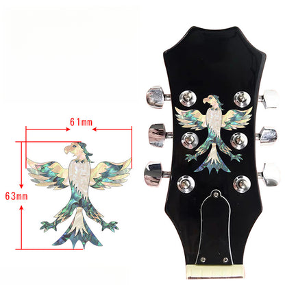 Acoustic & Electric Guitar Headstick Stickers – Stylish PVC Decals for Personalization